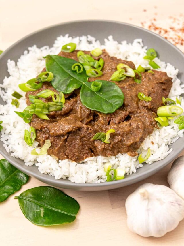 Slow Cooker Beef Rendang Story