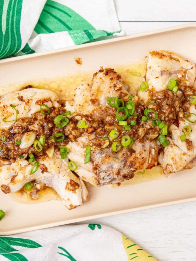 Pan-fried Rockfish With Garlic Lemon Butter Sauce Story